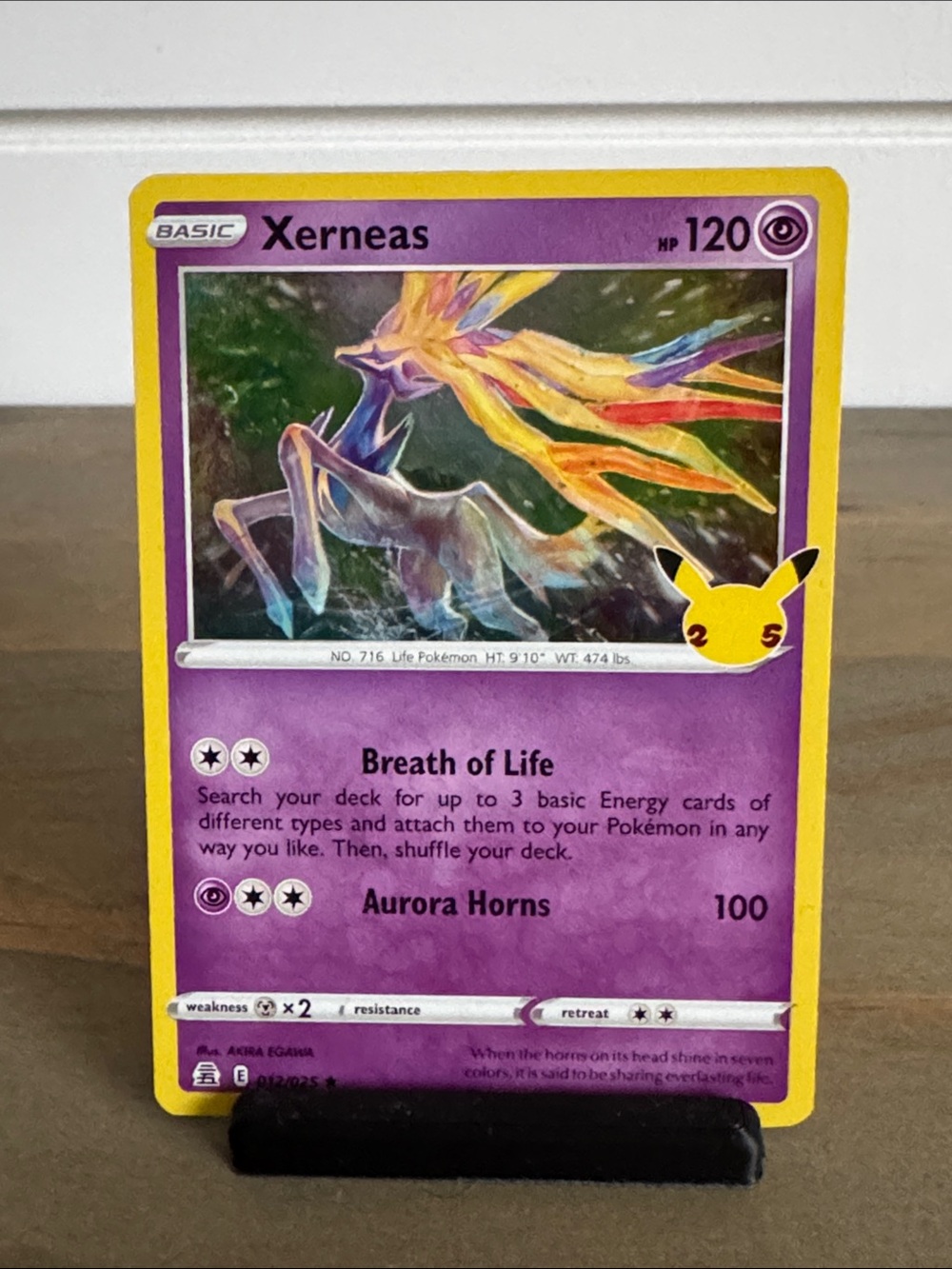 Pokémon | Celebrations 25th Anniversary (Holo) #012/025: Xerneas (2021) - Card